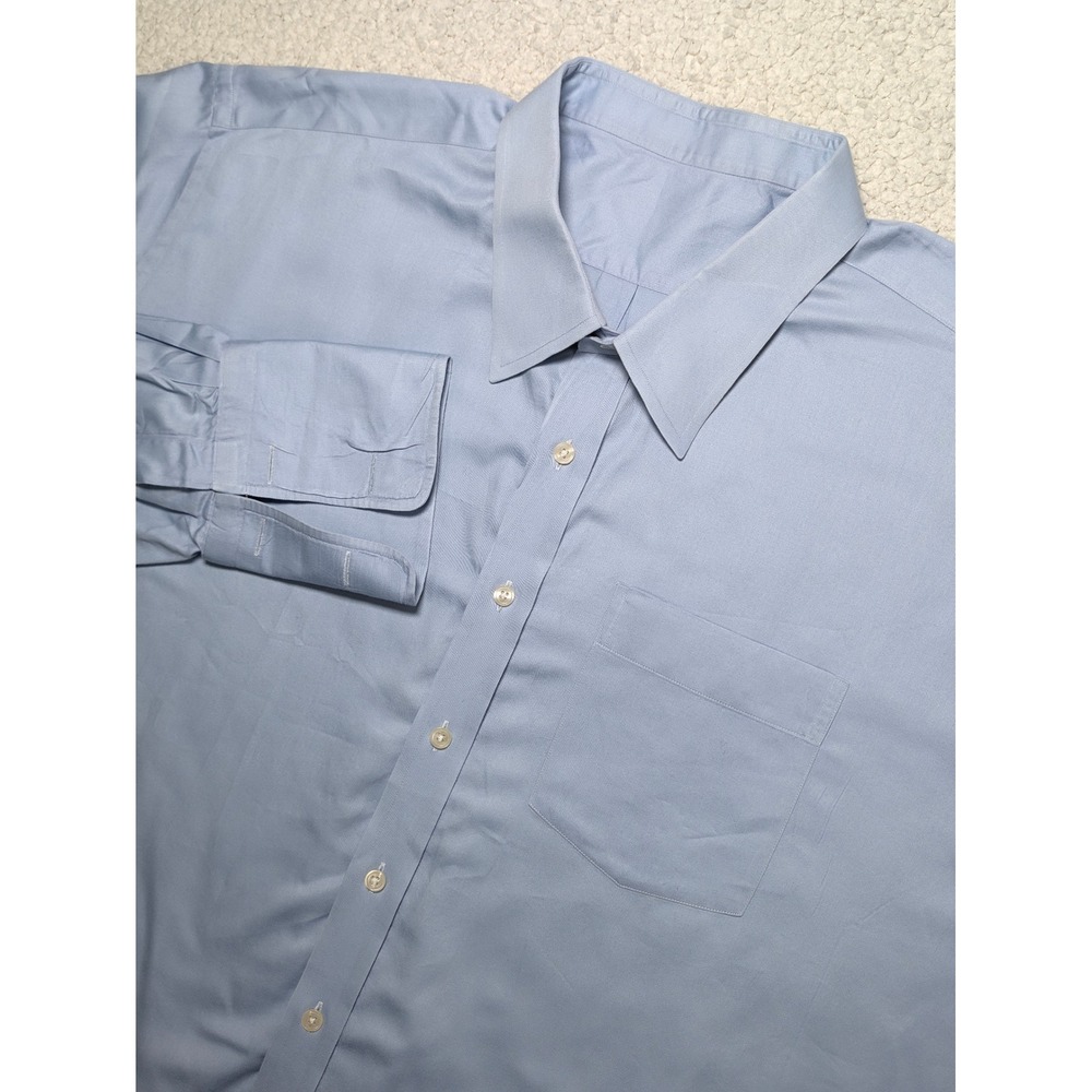 Brooks Brothers Mens Light Blue French Cuff Monogram Dress Shirt RWP